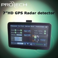 7 inch radar detector GPS with HD monitor bluetooth AV-IN