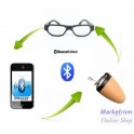 Spy Inductive Bluetooth Glasses Earpiece Kit