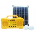Portable solar panel for camping