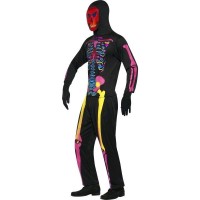 Costum schelet Neon reactiv